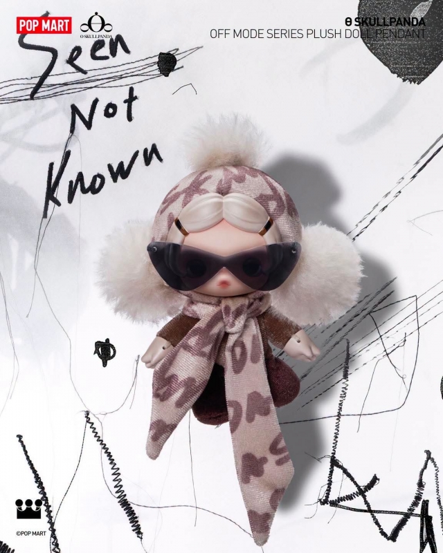 Mở bán SKULLPANDA Off Mode Series Plush Doll Pendant